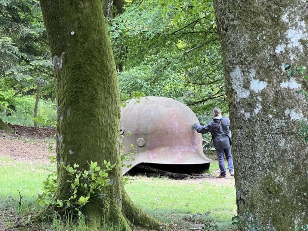 Oeuvre d'art contemporain sur l'île de Vassivières